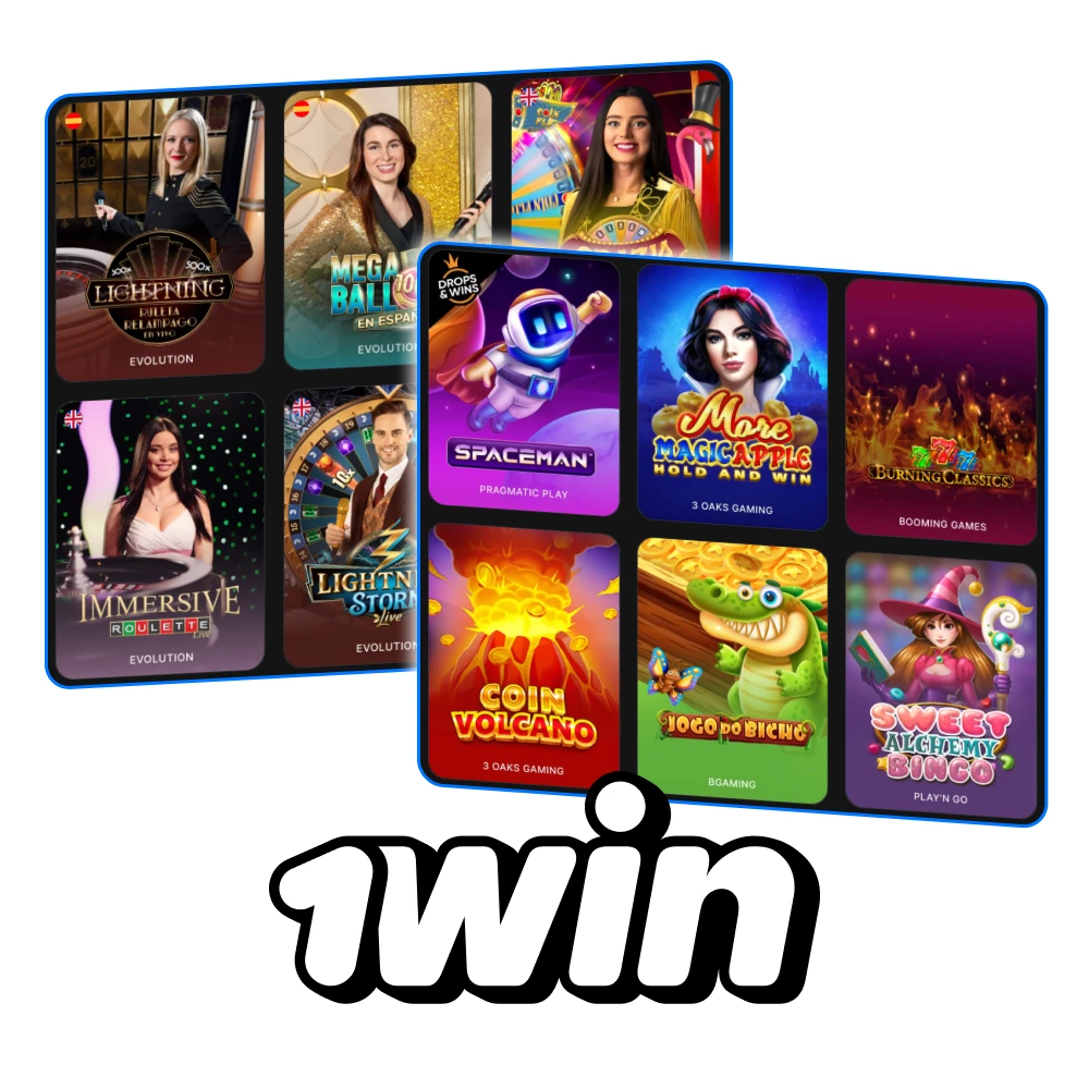 Jouez et gagnez aux jeux de casino 1win.