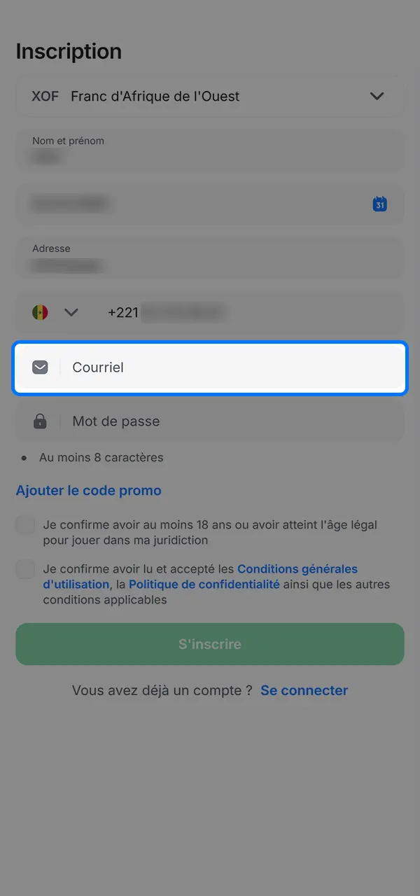 Créez un nouveau compte sur 1win et jouez à vos jeux préférés.
